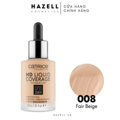Kem nền Catrice HD Liquid Coverage Foundation 30ml - HÀNG NHẬP KHẨU