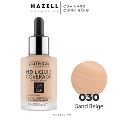Kem nền Catrice HD Liquid Coverage Foundation 30ml - HÀNG NHẬP KHẨU