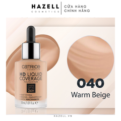 Kem nền Catrice HD Liquid Coverage Foundation 30ml - HÀNG NHẬP KHẨU
