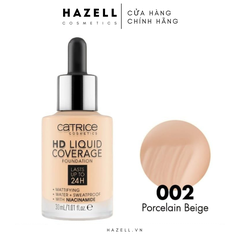 Kem nền Catrice HD Liquid Coverage Foundation 30ml - HÀNG NHẬP KHẨU