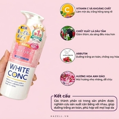Sữa tắm trắng da White Conc
