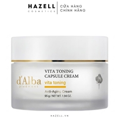 Kem dưỡng d'Alba Vita Toning Capsule Cream 55g