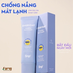 Kem chống nắng SNP Everyday Cooling Sun Cream SPF 50+/PA++++ - 50g