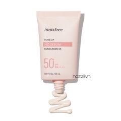 Kem chống nắng Innisfree Tone Up No Sebum Sunscreen EX SPF50+ PA++++ 50mL