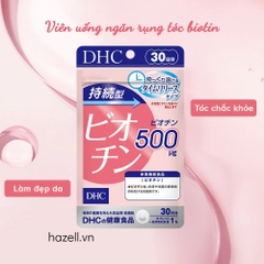 Viên uống hỗ trợ làm đẹp tóc và móng DHC Sustained Release Biotin - HÀNG NHẬP KHẨU