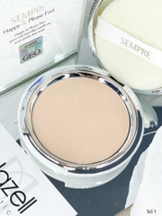 Phấn phủ Ngọc Trai Geo Sempre Happy & Please Pact (Vỏ Bạc) 22g