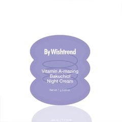 Sample Kem dưỡng By Wishtrend Vitamin A-Mazing Bakuchiol Night Cream 1g