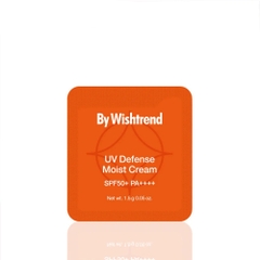Sample Kem chống nắng By Wishtrend UV Defense Moist Cream SPF50+ PA++++ 1.5g