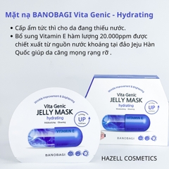 Mặt nạ BANOBAGI Vita Genic - Hydrating Jelly Mask Moisturizing Glowing ( Xanh Dương )