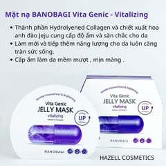 Mặt nạ BANOBAGI Vita Genic - Vitalizing Jelly Mask Refresh & Energize ( Tím )