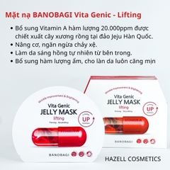 Mặt nạ BANOBAGI Vita Genic - Lifting Jelly Mask Firming Nourishing ( Đỏ )