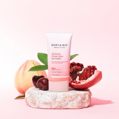 Kem chống nắng Mary&May Vegan Primer Glow Sun Cream SPF50+ PA++++ 50ml
