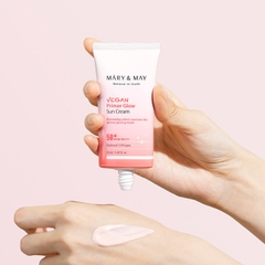 Kem chống nắng Mary&May Vegan Primer Glow Sun Cream SPF50+ PA++++ 50ml
