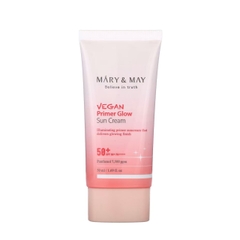 Kem chống nắng Mary&May Vegan Primer Glow Sun Cream SPF50+ PA++++ 50ml