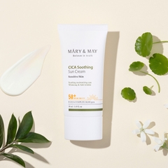 Kem chống nắng Mary&May CICA Soothing Sun Cream SPF50+ PA++++ 50ML