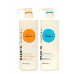 Bộ gội-xả OLEXRS+HairSalon Argan Oil Collagen Complex 960ml