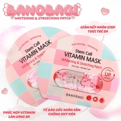 Mặt nạ BANOBAGI Stem Cell Vitamin Mask Whitening & Stretching Patch - HÀNG NHẬP KHẨU