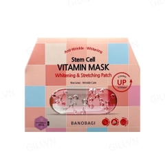 Mặt nạ BANOBAGI Stem Cell Vitamin Mask Whitening & Stretching Patch - HÀNG NHẬP KHẨU