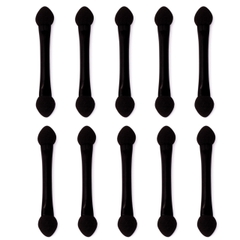 Set 10 Cọ mắt Mousse 02 Đầu Cán Đen Vacosi - CM13