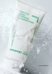 Sữa rửa mặt Innisfree Green Tea Amino Hydrating Cleansing Foam 150g (Mẫu mới)