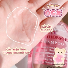 Bộ gội - xả OGX Heavenly Hydration + Cherry Blossom (385ml/1 chai) - HÀNG NHẬP KHẨU
