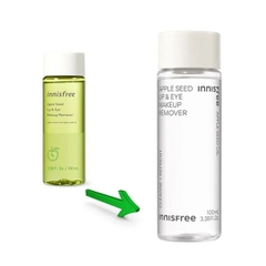 Nước tẩy trang mắt môi Innisfree Apple Seed Lip & Eye Makeup Remover 100ml
