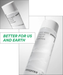 Nước tẩy trang mắt môi Innisfree Apple Seed Lip & Eye Makeup Remover 100ml