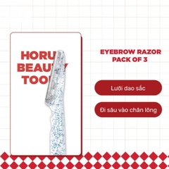 Set 3 dao cạo lông mày Horus Eyebrow Razor (Pack of 3) 5.3g