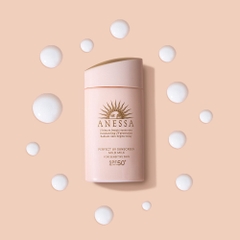 Kem chống nắng Anessa Perfect UV Sunscreen Mild Milk SPF 50+ PA++++ 60ml (Hồng) - Mẫu mới
