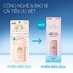 Kem chống nắng Anessa Perfect UV Sunscreen Mild Milk SPF 50+ PA++++ 60ml (Hồng) - Mẫu mới