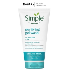 Sữa rửa mặt Simple Daily Skin Detox Purifying Facial Wash 150ml
