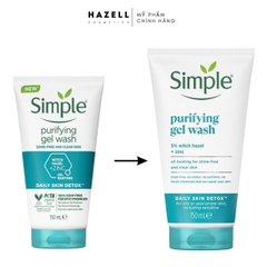Sữa rửa mặt Simple Daily Skin Detox Purifying Facial Wash 150ml