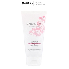 Sữa rửa mặt Mary&May Vegan Low pH Hyaluronic Gel Cleanser 150ml