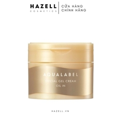 Kem dưỡng Shiseido Aqua Label 5in1 Special Gel Cream Oil In 90g (Vàng)