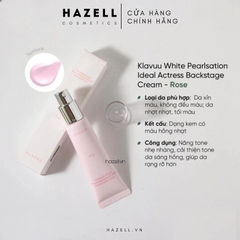 Kem lót Klavuu White Pearlsation Ideal Actress Backstage Cream SPF30 PA++ 30ml