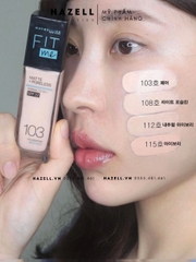 Kem Nền Fit Me Maybelline New York Matte Poreless Foundation SPF 22 30ml