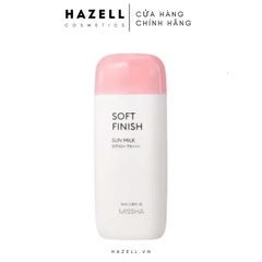 Kem chống nắng Missha All Around Safe Block Soft Finish Sun Milk Spf50+ PA+++ - 70ml (Hồng)