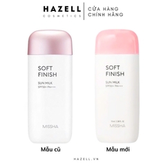 Kem chống nắng Missha All Around Safe Block Soft Finish Sun Milk Spf50+ PA+++ - 70ml (Hồng)
