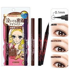 Kẻ mắt nước KISSME Heroine Make Smooth Liquid Eyeliner Water Proof 0.4ml - HÀNG NHẬP KHẨU