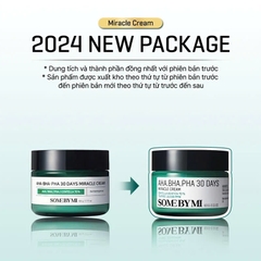 Kem dưỡng trị mụn SOME BY MI AHA-BHA-PHA 30 Days Miracle Cream 60g - HÀNG NHẬP KHẨU