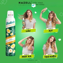 Dầu gội khô Batiste Dry Shampoo Plant-powered 200ml - HÀNG NHẬP KHẨU