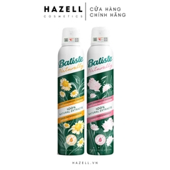 Dầu gội khô Batiste Dry Shampoo Plant-powered 200ml - HÀNG NHẬP KHẨU