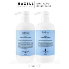 Bộ gội + xả Batious Extra Volume 500ml (Xanh) - HÀNG NHẬP KHẨU