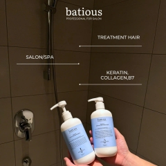 Bộ gội + xả Batious Extra Volume 500ml (Xanh) - HÀNG NHẬP KHẨU