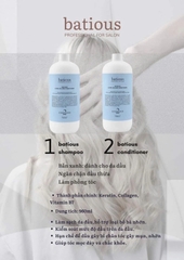 Bộ gội + xả Batious Extra Volume 500ml (Xanh) - HÀNG NHẬP KHẨU