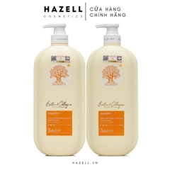 Bộ gội-xả VOUDIOTY Hair Repairing 1000ml (Vàng)