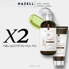 Bộ gội xả gừng thảo mộc x2 tinh chất Weilaiya Zingiber 420mlx200ml ( nâu )