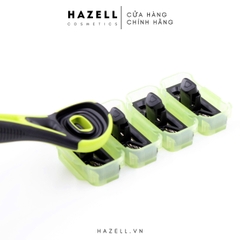 Set dao cạo râu 5 lưỡi kép Xfit Kai ( 1 thân ,  lưỡi thay thế )