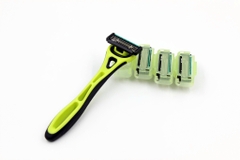 Set dao cạo râu 5 lưỡi kép Xfit Kai ( 1 thân ,  lưỡi thay thế )