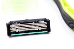 Set dao cạo râu 5 lưỡi kép Xfit Kai ( 1 thân ,  lưỡi thay thế )